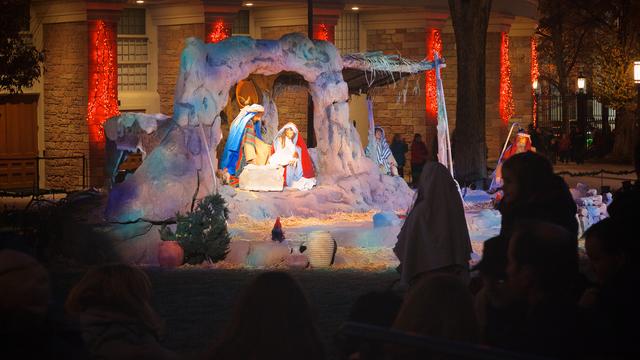 Christmas Temple Square 2013 Nativity